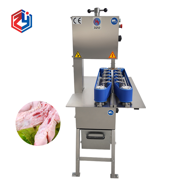 加工豬蹄不再難！豬蹄開半機助你提高生產(chǎn)效率！